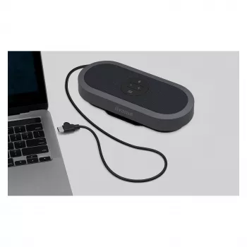 IIYAMA WP-MEET03M draadloze presentatiezender met 8-microfoonarray, 4K UHD, USB-C, zwart