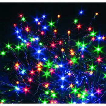 iLike 100 LED Multicolor String Lights groene kabel 3m