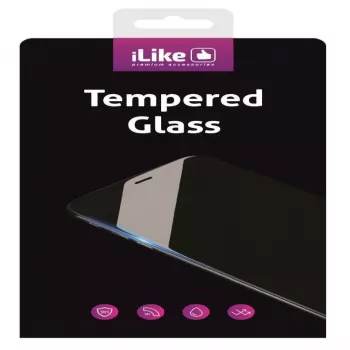 iLike 2.5D Black Frame Full Glue Tempered Glass Screen Protector voor Xiaomi Redmi 9A