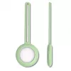 iLike AirTag siliconen keychain loop case groen