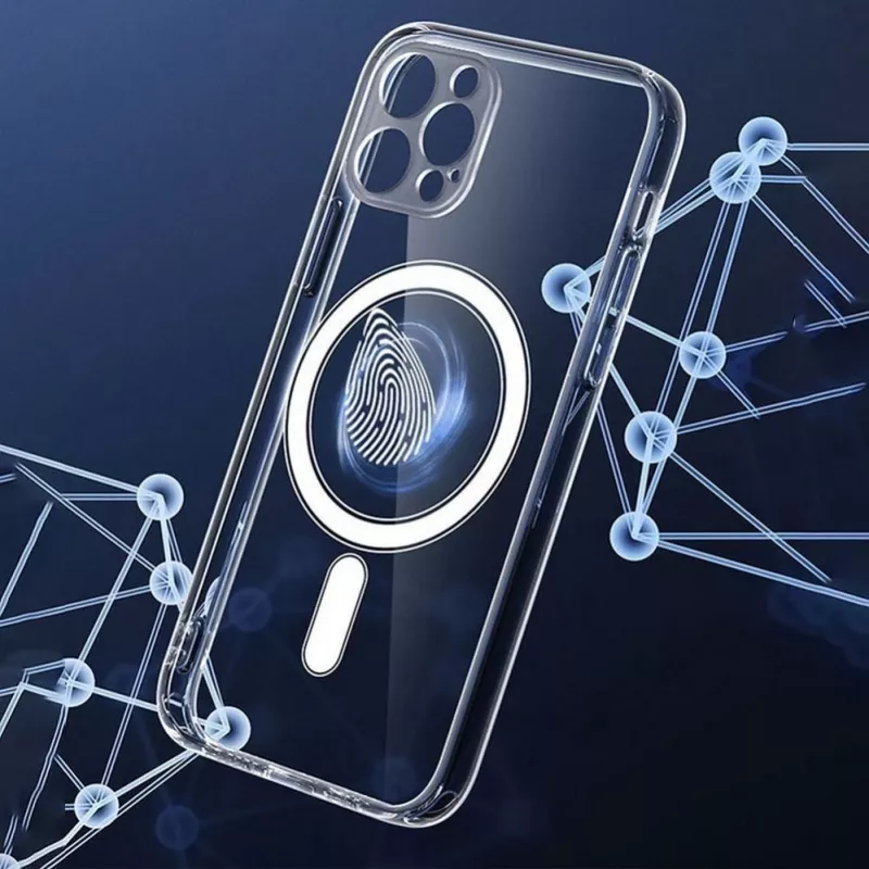 iLike Apple Case voor iPhone 16 Pro Clear Mag Cover (STR) compatibel met MagSafe transparant