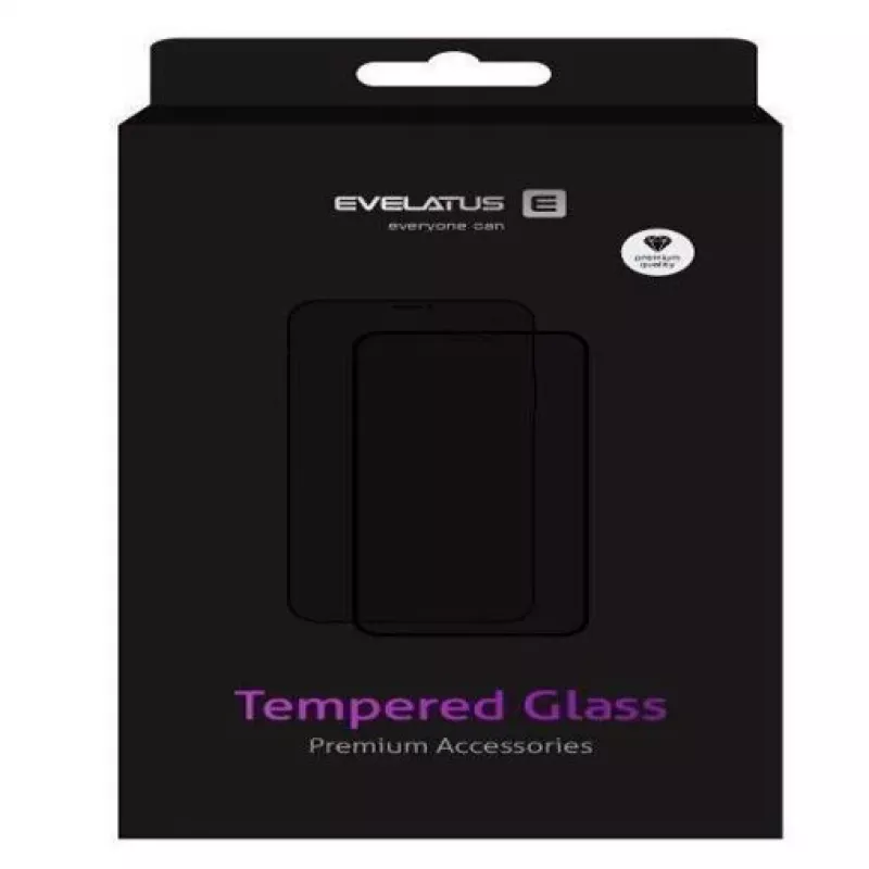 iLike Apple iPhone 12 Mini 5,4 inch 0,33 mm vlak helder screenprotectorglas van gehard glas