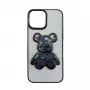 iLike Apple iPhone 13 siliconenhoes print Desire Bear zwart