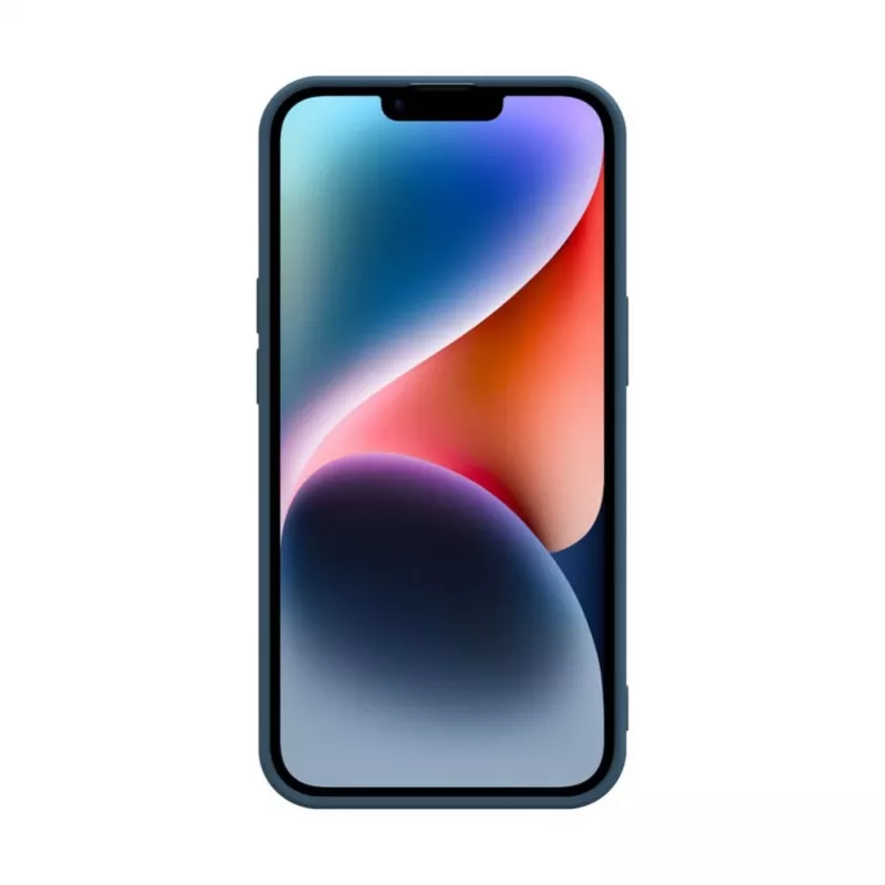 iLike Apple iPhone 14 nano-siliconehoesje middernachtblauw