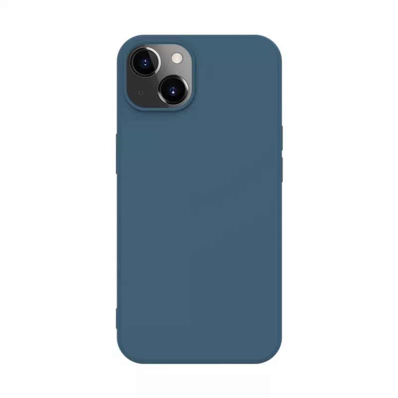iLike Apple iPhone 14 nano-siliconehoesje middernachtblauw