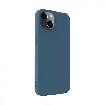 iLike Apple iPhone 14 nano-siliconehoesje middernachtblauw
