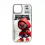 iLike Apple iPhone 14 PC-siliconenhoes Spider Sense Wit Rood