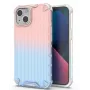 iLike Apple iPhone 14 Pink and Blue Armored Protect Case blauw