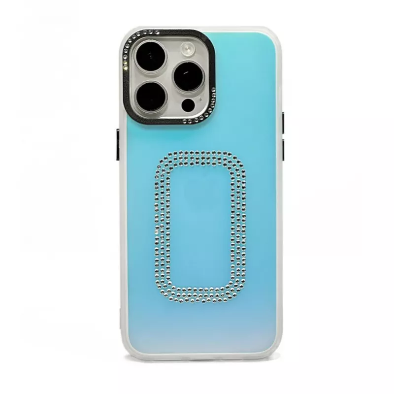 iLike Apple iPhone 15 Laser Shell vierkante achterklep transparant