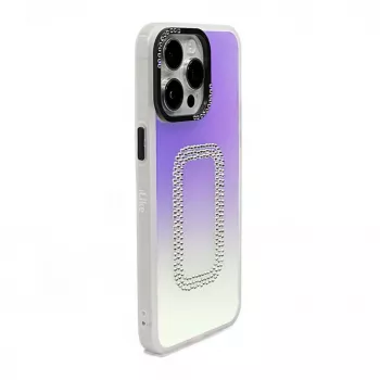 iLike Apple iPhone 15 Laser Shell vierkante achterklep transparant