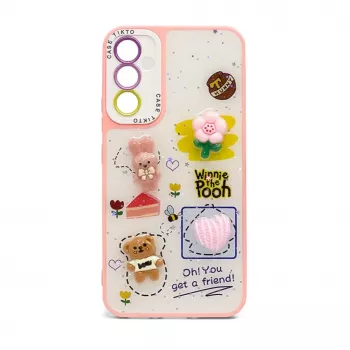 iLike Apple iPhone 15 Pro Max Epoxy Cartoon Cover roze