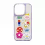 iLike Apple iPhone 15 Pro Max epoxy cartoon cover paars