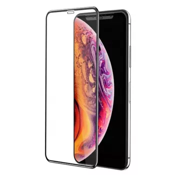iLike Apple iPhone X/Xs 3D Curved Edge Gehard Glas Screenprotector Zwart