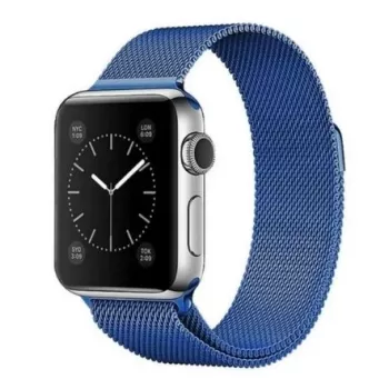 iLike Apple Magnetic Strap Watch 7 45mm magnetisch bandje armband blauw