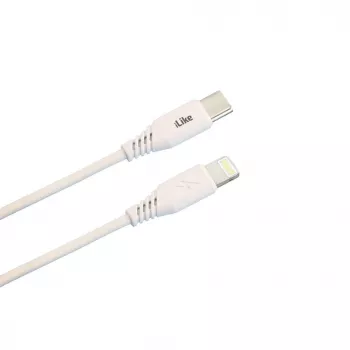 iLike Oplaadkabel Type-C naar Lightning CTL01 Wit