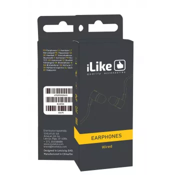 iLike oordopjes IEA01BK 3,5mm zwart