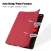 iLike Galaxy Tab A9 / A11 8.7 X110 tri-fold eco-leer standaard-hoesje koraalroze