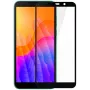 iLike Huawei Y5p 2.5D Curved Edge gehard glas screenprotector - zwart frame Full Glue
