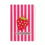 iLike iPad 10.2 / 10.5 foliohoes aardbeienontwerp - Roze Rood Groen