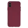 iLike iPhone 11 siliconenhoes bordeaux - schokdempende achterkant hoes met microvezel binnenvoering