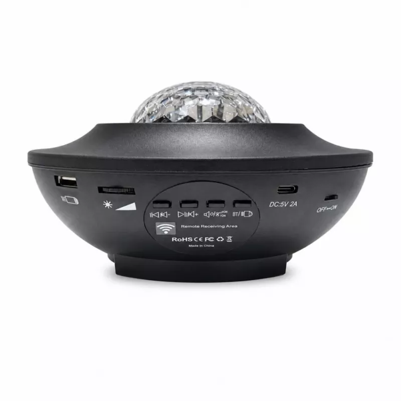 iLike LED-sterrenprojector met 21 effecten zwart
