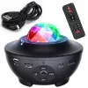 iLike LED-sterrenprojector met 21 effecten zwart