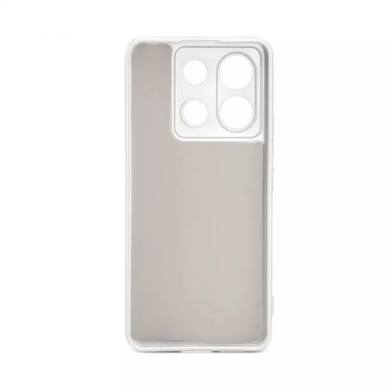 iLike Nano siliconen hoesje voor Xiaomi Poco X6, zilver