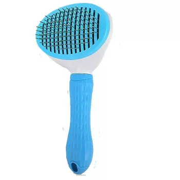 iLike Pet Smart Pet Comb voor honden & katten – zachte siliconen ontklittende borstel voor 15–25 mm vacht