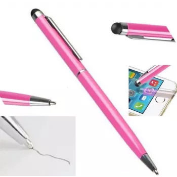 iLike PN1 Universele 2-in-1 Capacitieve Touchpen met Balpen voor Smartphone en Tablet-PC - Roze