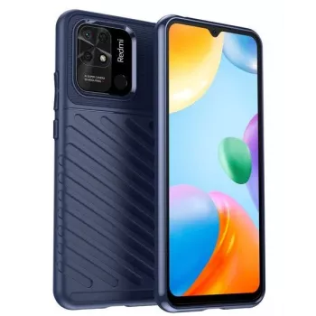 iLike Redmi 10C / Poco C40 Case Flexible Armored Cover Blauw