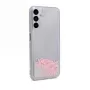 iLike Samsung Galaxy A14 5G siliconen hoesje Water Glitter roze