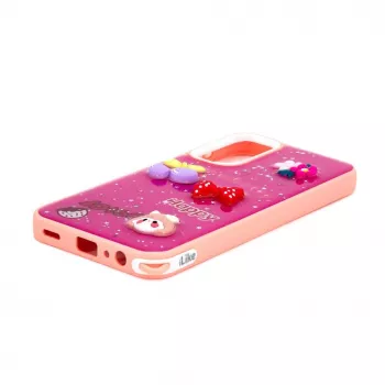 iLike Samsung Galaxy A15 Epoxy Cartoon Cover rozerood