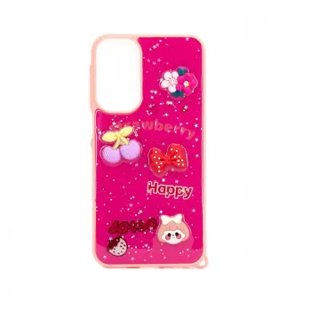 iLike Samsung Galaxy A15 Epoxy Cartoon Cover rozerood