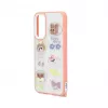 iLike Samsung Galaxy A15 epoxy cartoon cover wit roze