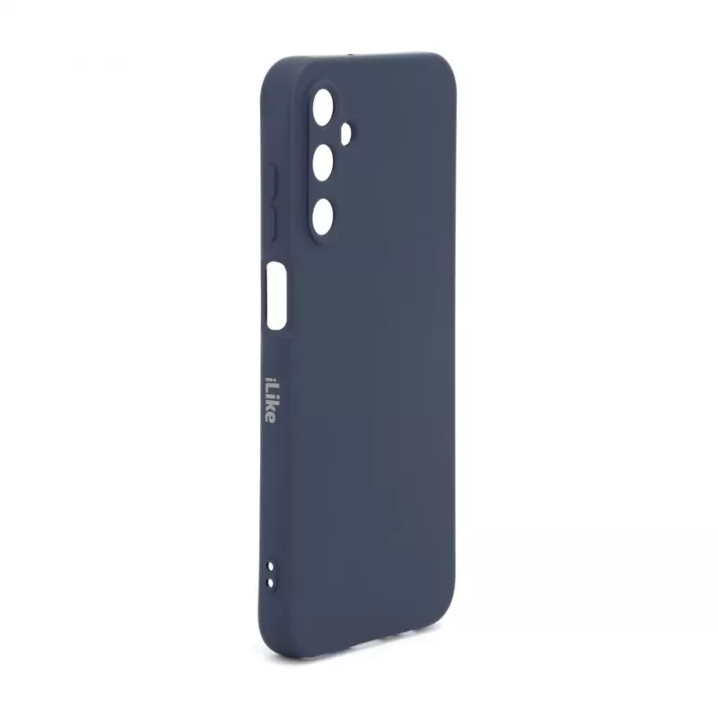 iLike Samsung Galaxy A15 nano siliconen hoes middernachtblauw
