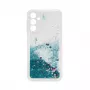 iLike Samsung Galaxy A15 siliconen hoesje water glitter blauw