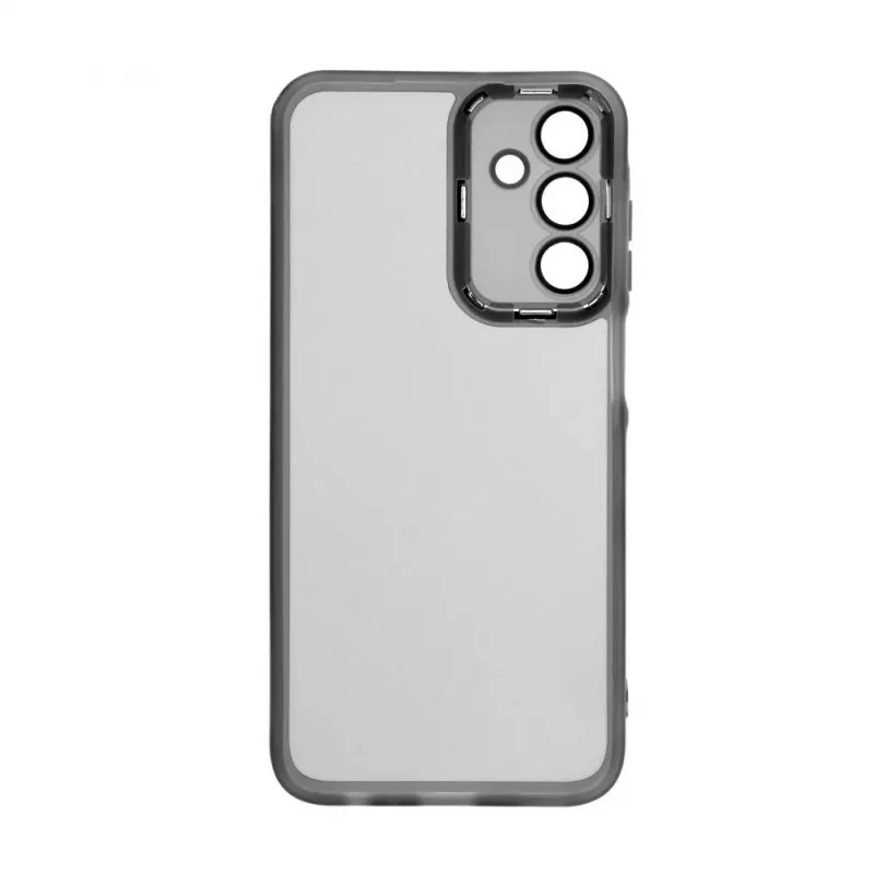 iLike Samsung Galaxy A15 Transparant Hoesje en Camerabescherming Zwart