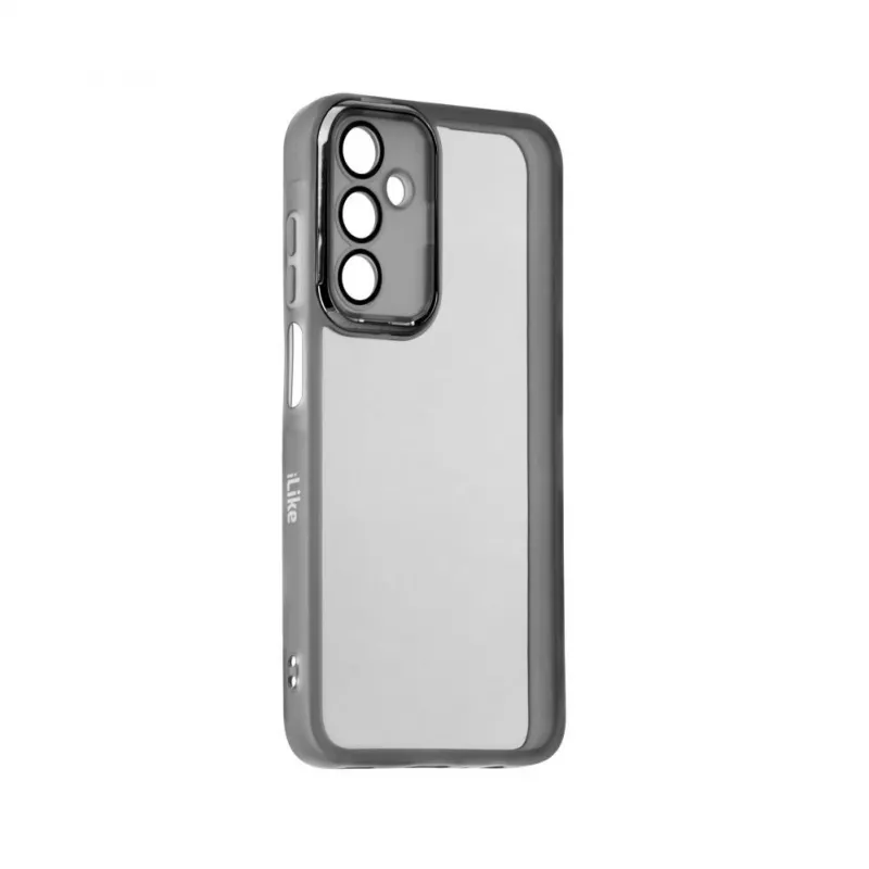 iLike Samsung Galaxy A15 Transparant Hoesje en Camerabescherming Zwart