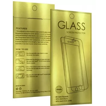iLike Samsung Galaxy A34 5G goud gehard glas schermbeschermer