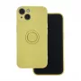 iLike Samsung Galaxy A35 5G Finger Grip Case Geel