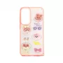 iLike Samsung Galaxy A35 epoxy cartoon cover wit roze