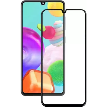 iLike Samsung Galaxy A41 2.5D Black Frame Full Glue Tempered Glass Screenprotector