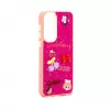 iLike Samsung Galaxy A55 epoxy cartoon cover rosé rood