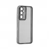 iLike Samsung Galaxy A55 Transparante Hoes en Camerabescherming Zwart