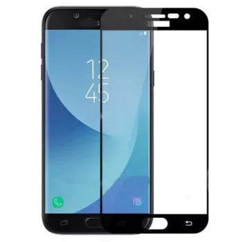 iLike Samsung Galaxy J3 (2017) J330 5D gehard glas schermbescherming zwart