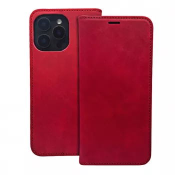 iLike Samsung Galaxy S25 Edge Smart Suede Book Case rood