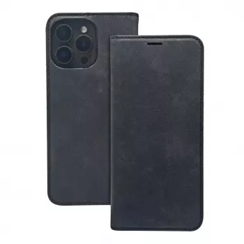 iLike Samsung Galaxy S25 Smart Suede Book Case zwart