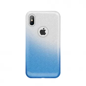iLike Samsung Galaxy S7 G930 Gradient Glitter 3-in-1 Hoesje Blauw
