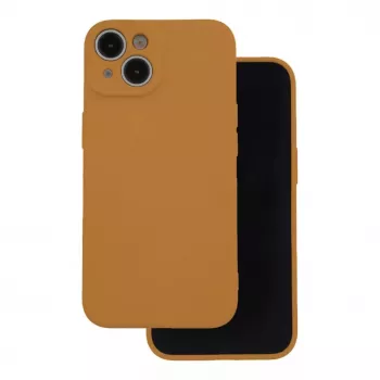 iLike Silicone Case voor Samsung Galaxy A35 5G - bruin