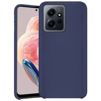 iLike siliconenhoes voor Xiaomi Redmi Note 12 4G donkerblauw